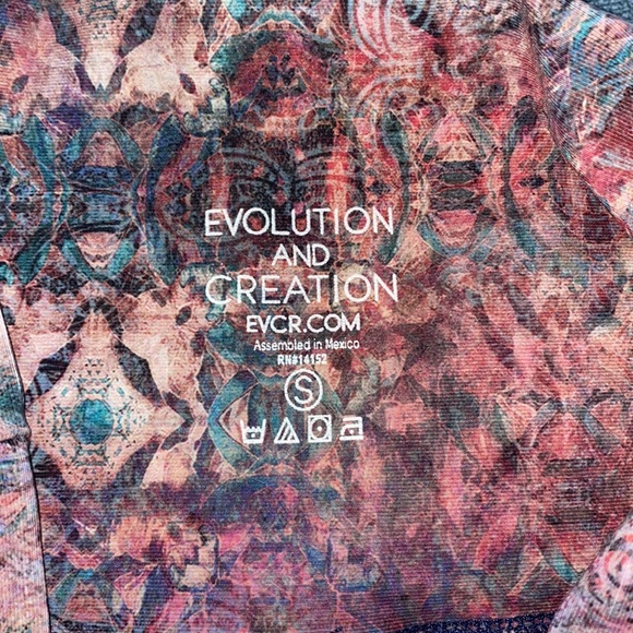 NWOT Evolution and Creation EVCR athletic yoga leggings - Picture 6 of 6
